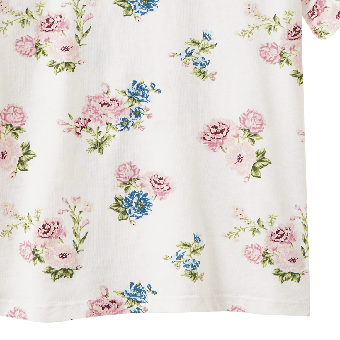 Mädchen T-Shirt mit Blumen-Prints