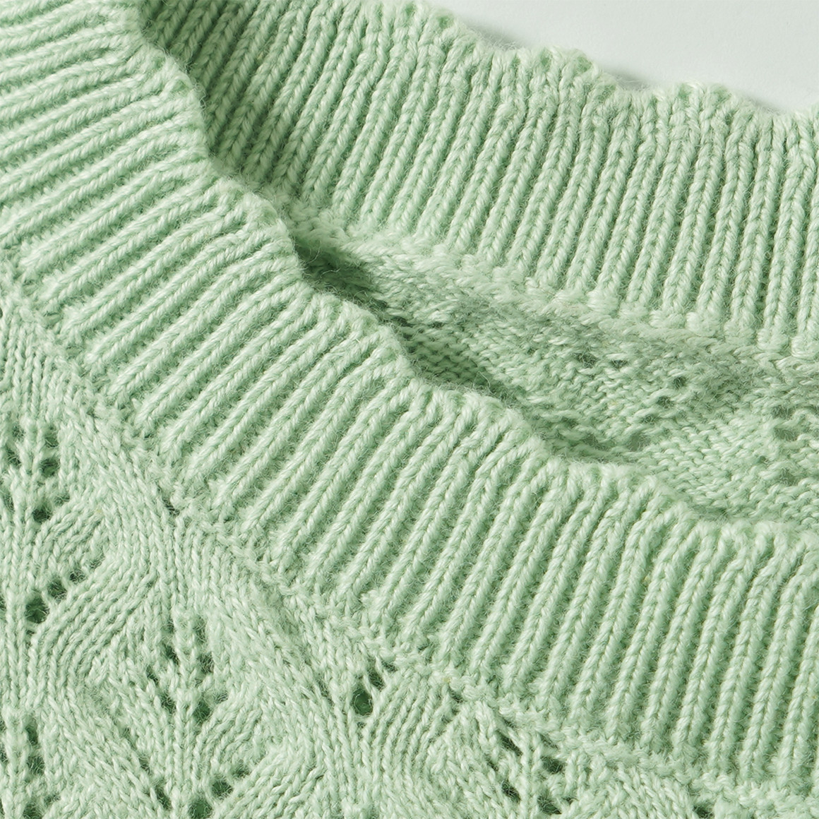 Mädchen Strickjacke mit Ajour-Muster