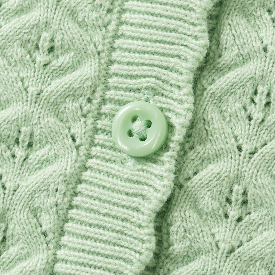Mädchen Strickjacke mit Ajour-Muster