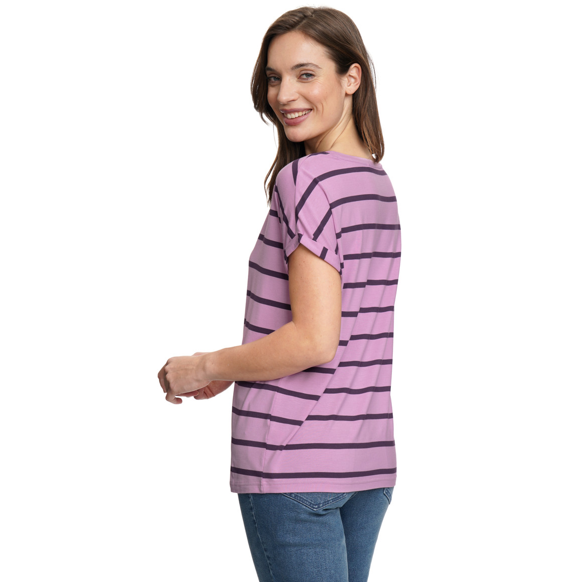 Damen T-Shirt mit Streifen