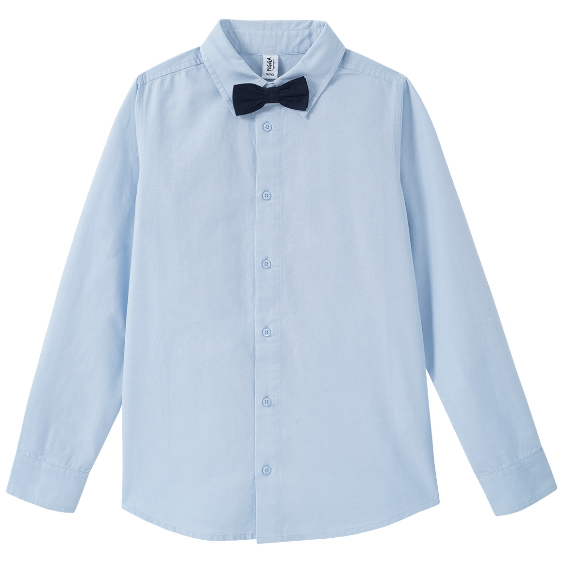 Jongensoverhemd met lange mouwen en strik