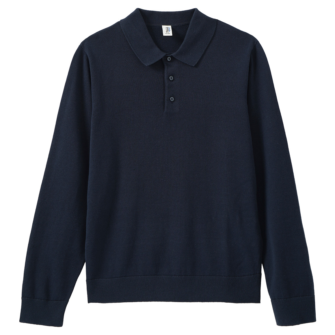 Fijngebreide trui voor jongens met polokraag