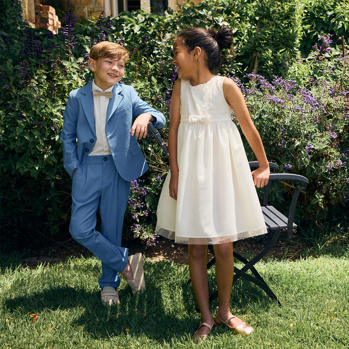 Mädchen Kleid mit Pailletten