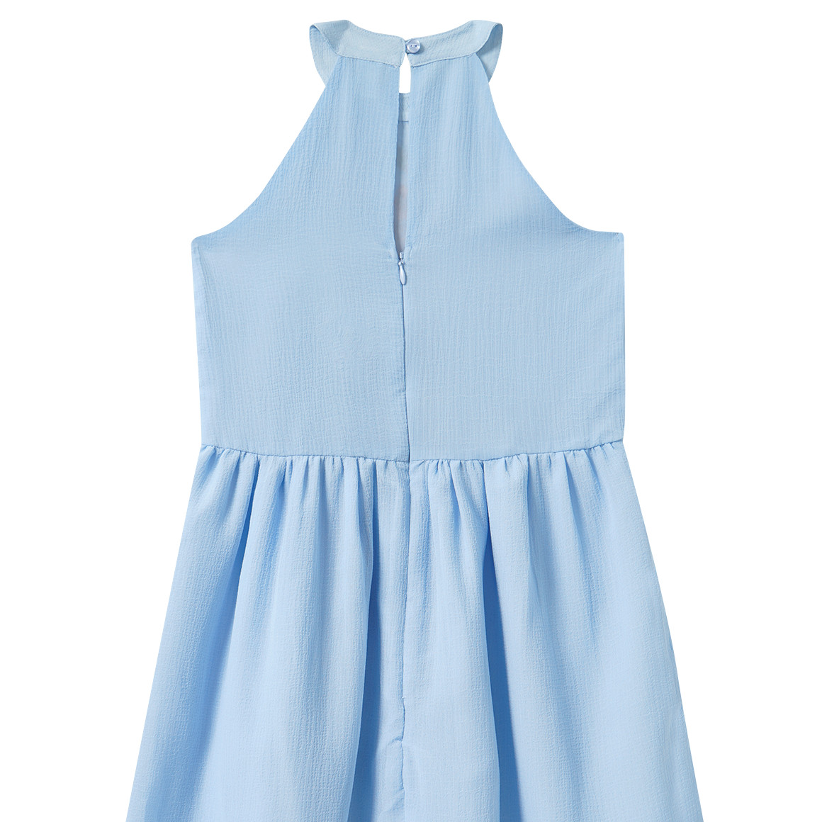 Mädchen Kleid mit Blumen-Stickerei