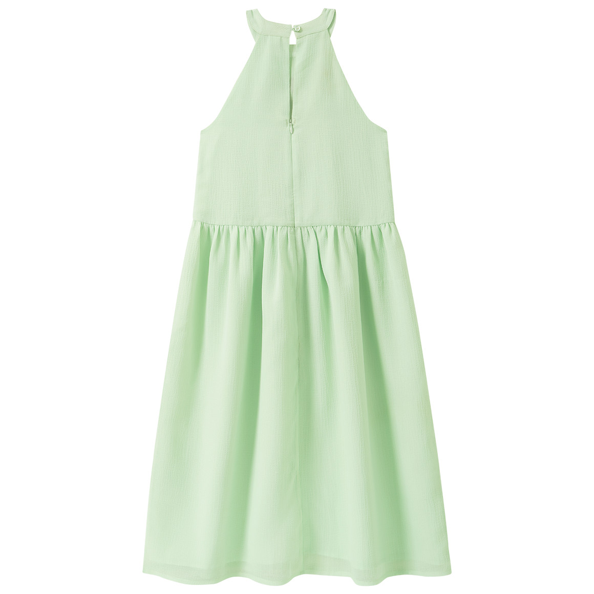 Mädchen Kleid mit Blumen-Stickerei