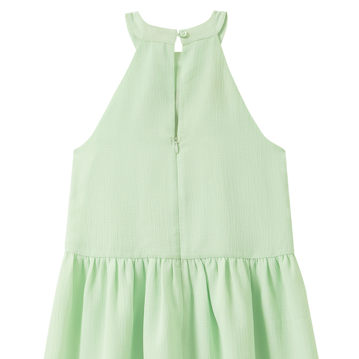 Mädchen Kleid mit Blumen-Stickerei