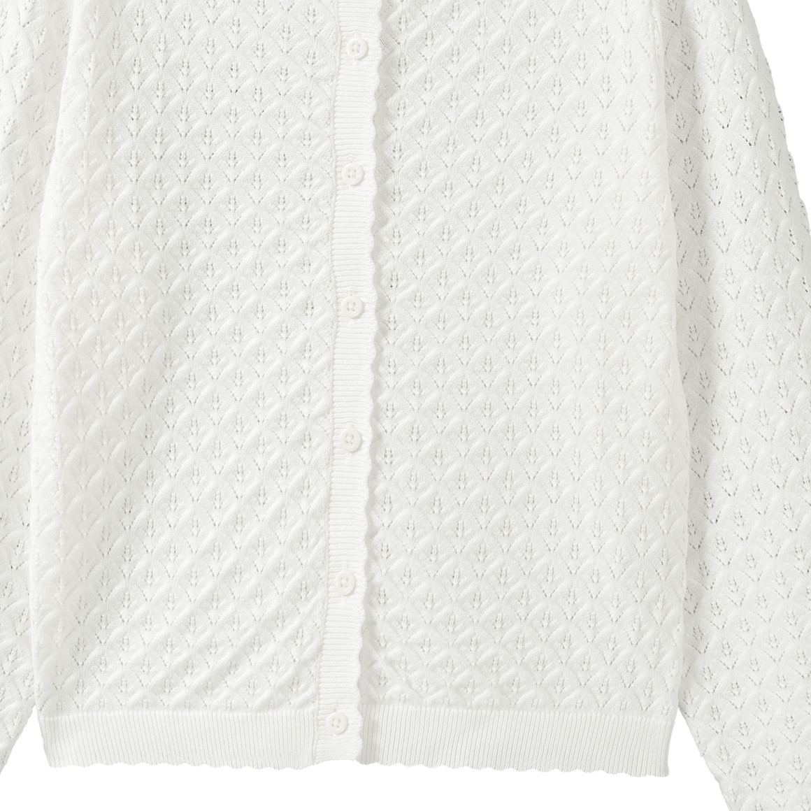 Mädchen Strickjacke mit Ajour-Muster