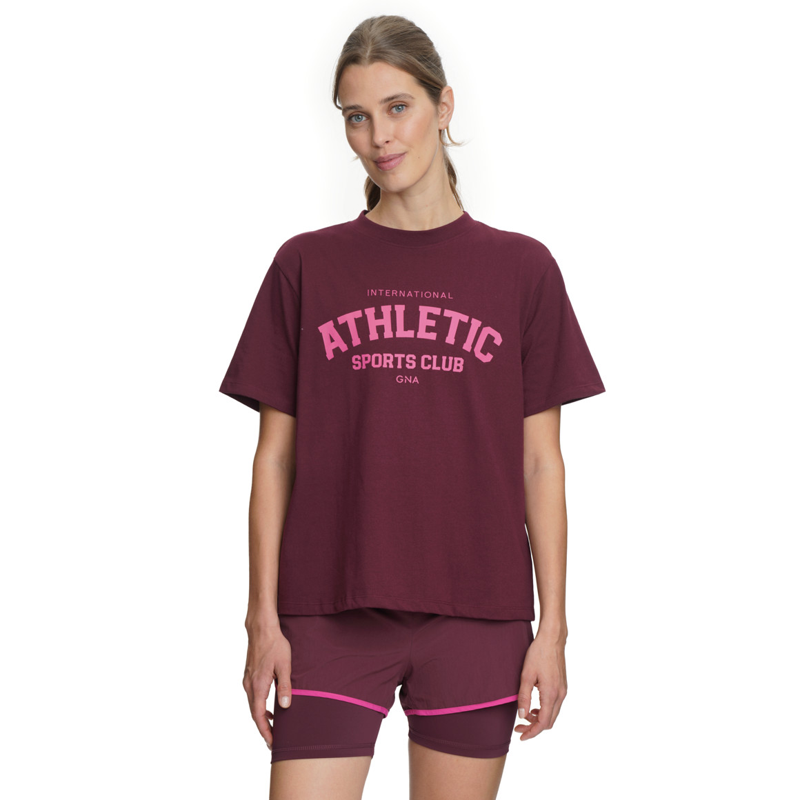 Damen Sport T-Shirt mit Print