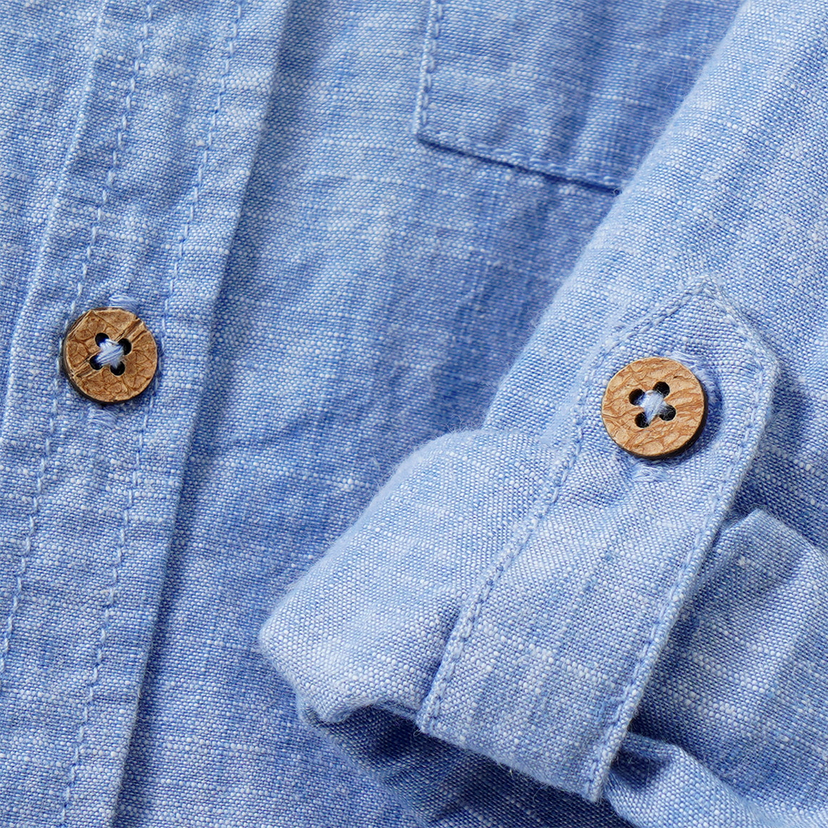 Jungen Hemd in Denim-Optik