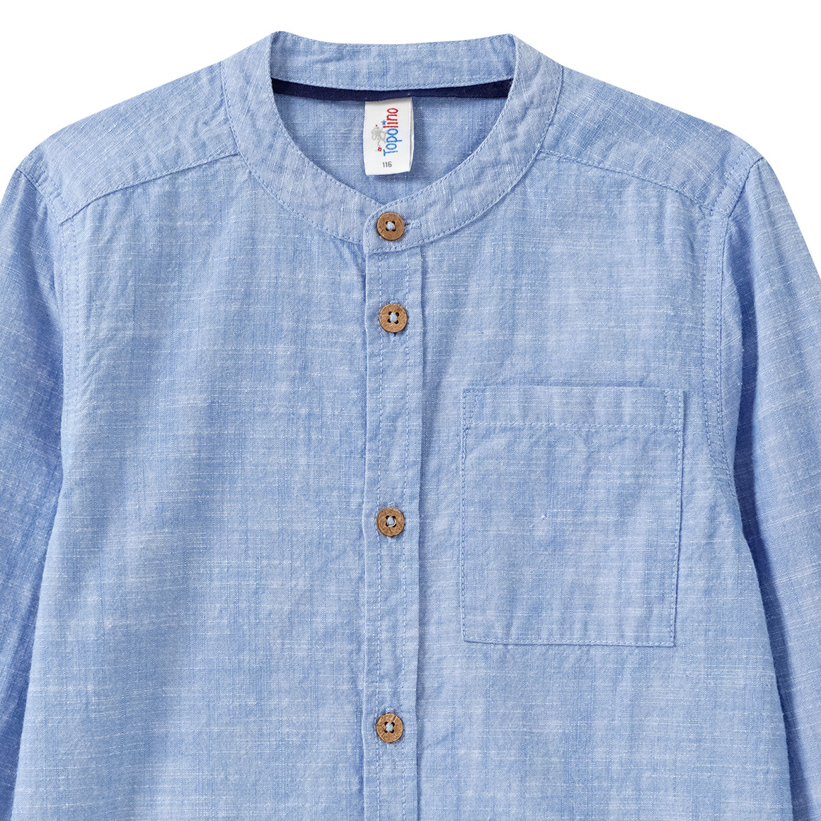 Jungen Hemd in Denim-Optik