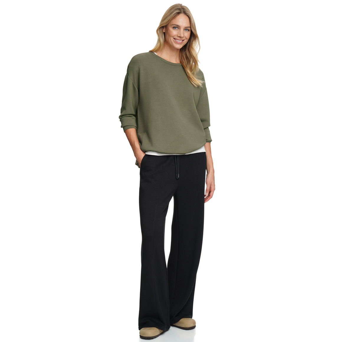 Damen Sweatshirt aus Modal-Mix