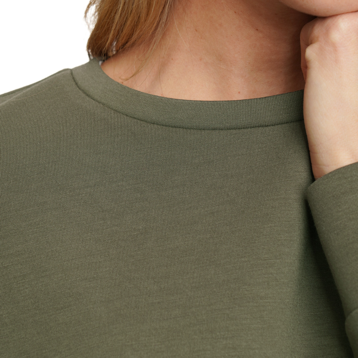 Damen Sweatshirt aus Modal-Mix