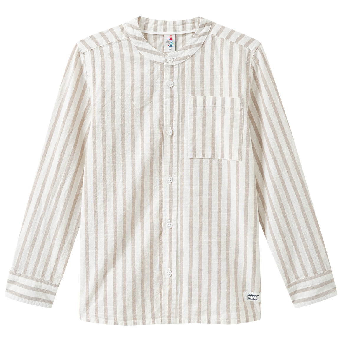 Jungen Hemd im Streifen-Look
