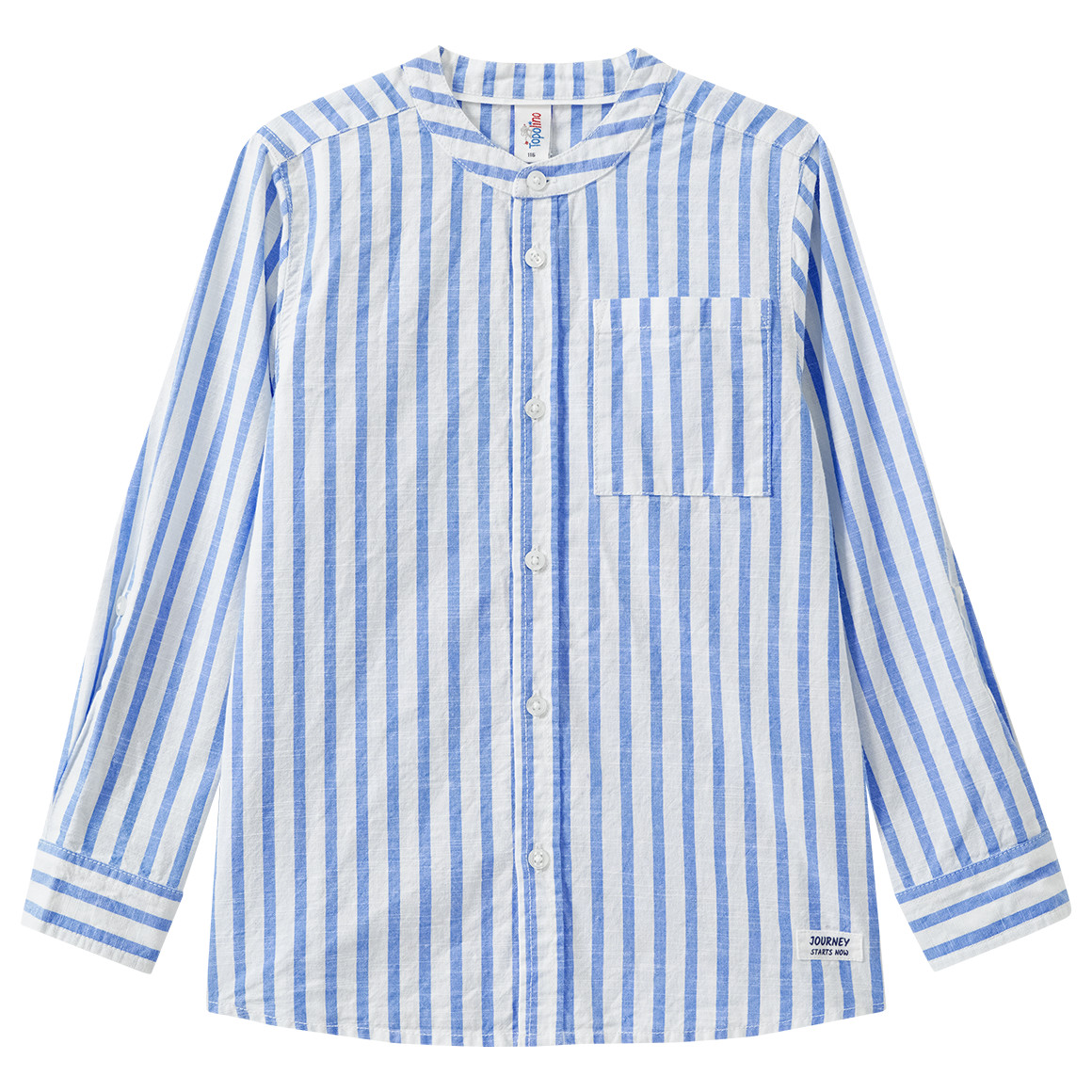 Jungen Hemd im Streifen-Look