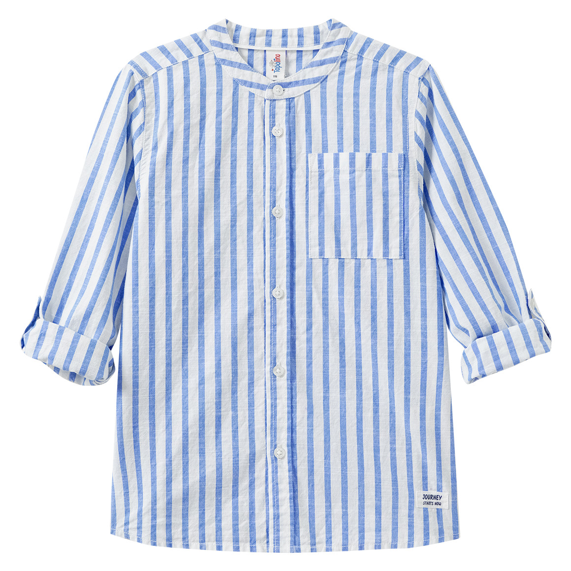 Jungen Hemd im Streifen-Look