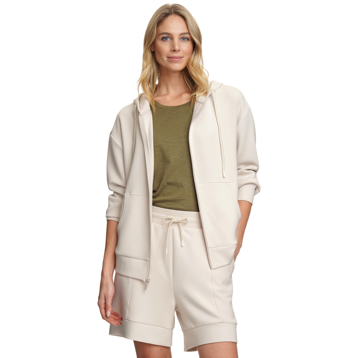 Damen Sweatjacke aus Modal-Mix