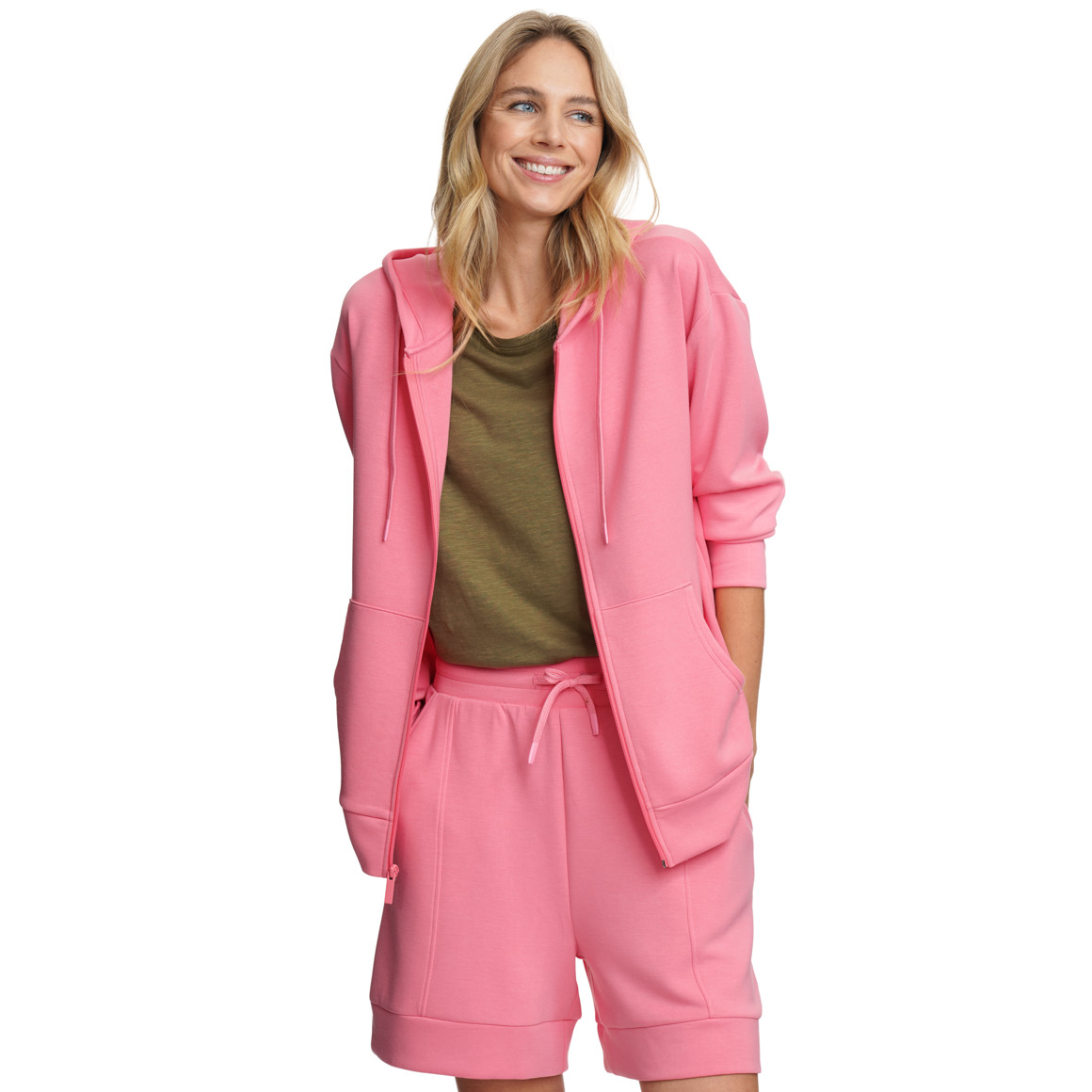 Damen Sweatjacke aus Modal-Mix