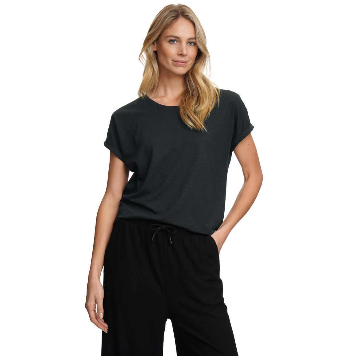 Damen T-Shirt aus Flammgarn