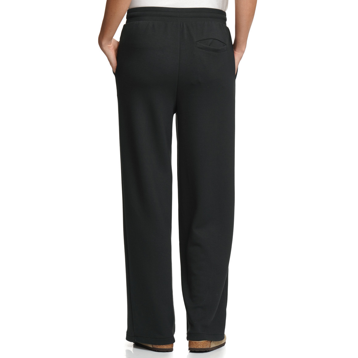 Damen Wide-Leg-Hose aus Modal-Mix