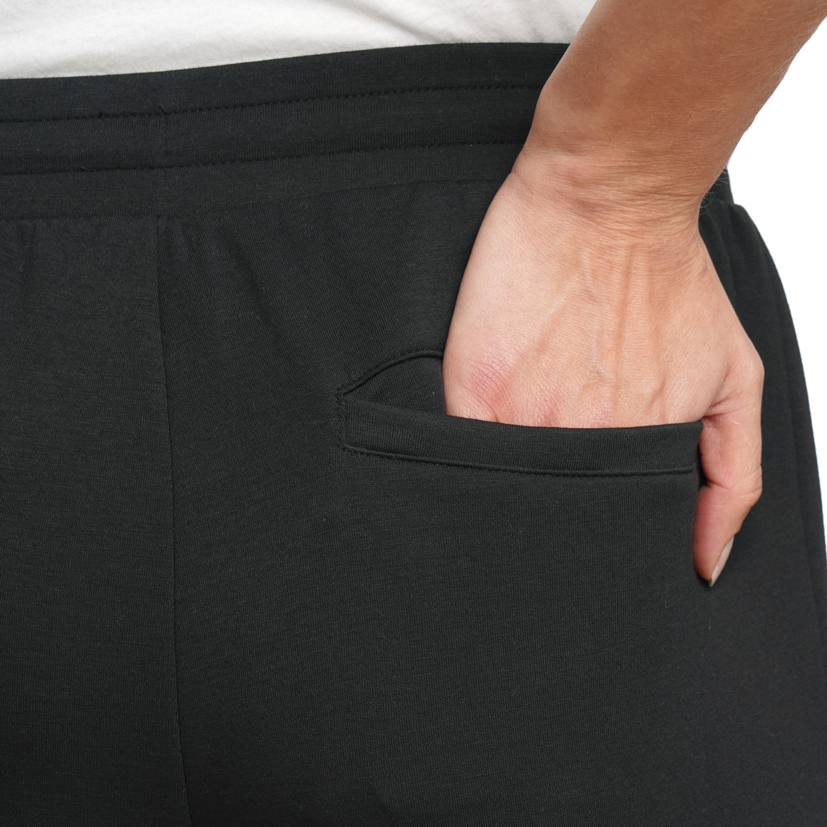 Damen Wide-Leg-Hose aus Modal-Mix