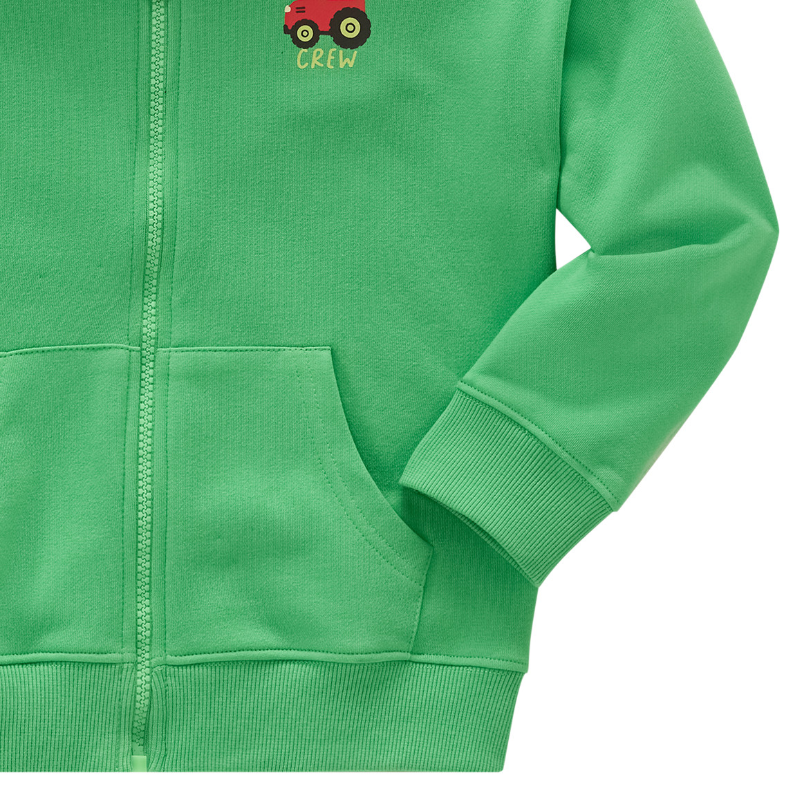 Jungen Sweatjacke mit Bauernhof-Print