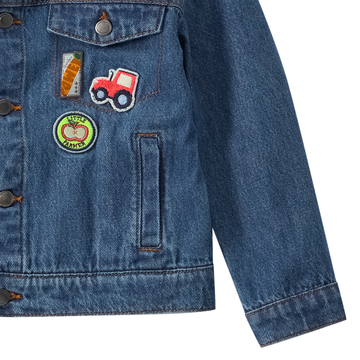 Jungen Jeansjacke mit Applikationen