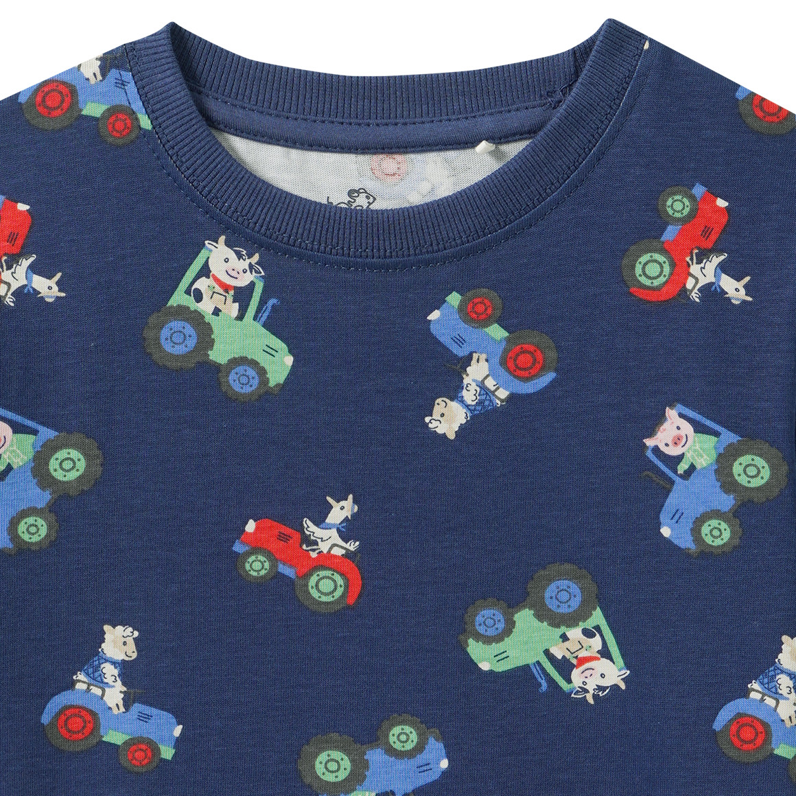 Jungen T-Shirt mit Traktor-Allover
