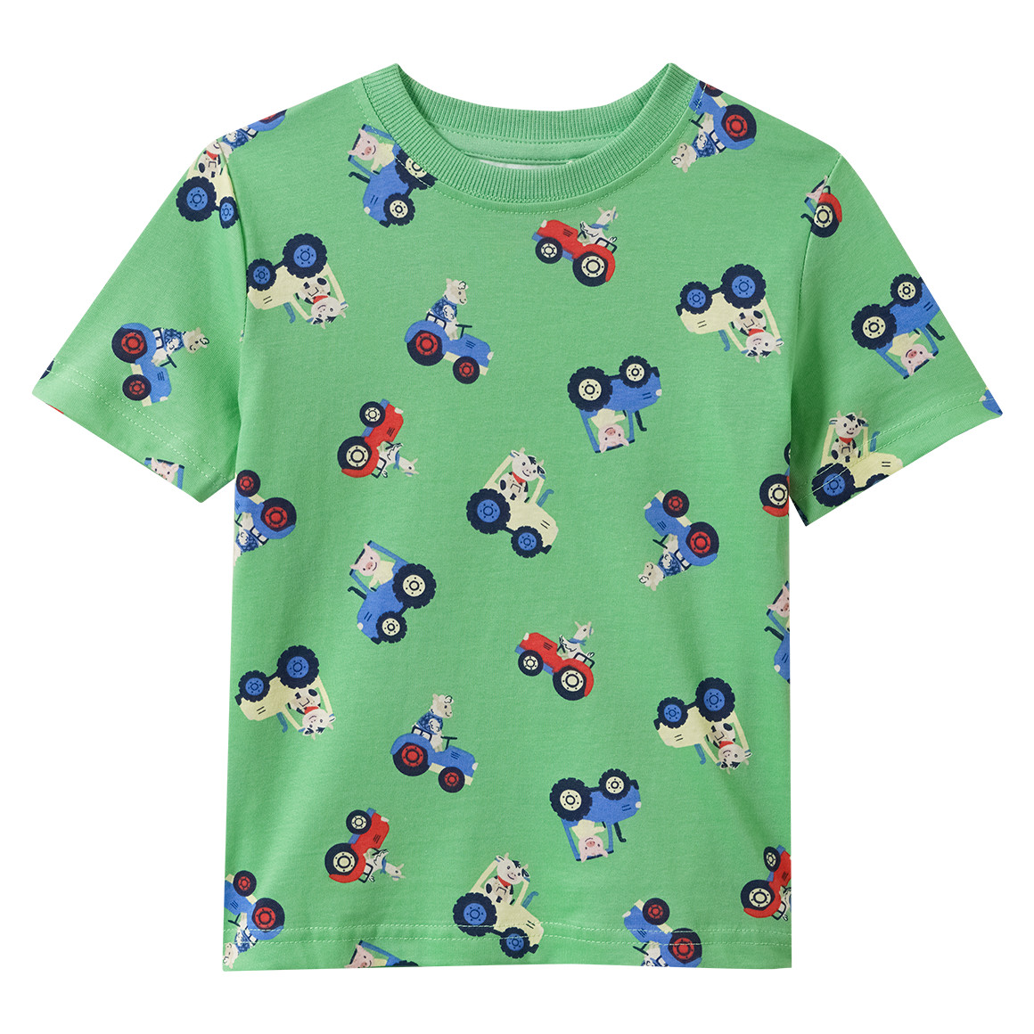 Jungen T-Shirt mit Traktor-Allover