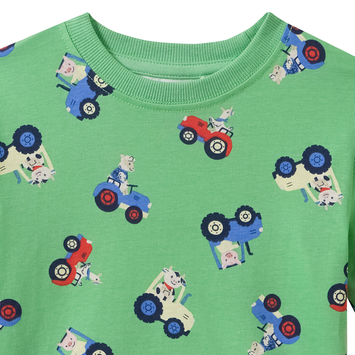 Jungen T-Shirt mit Traktor-Allover