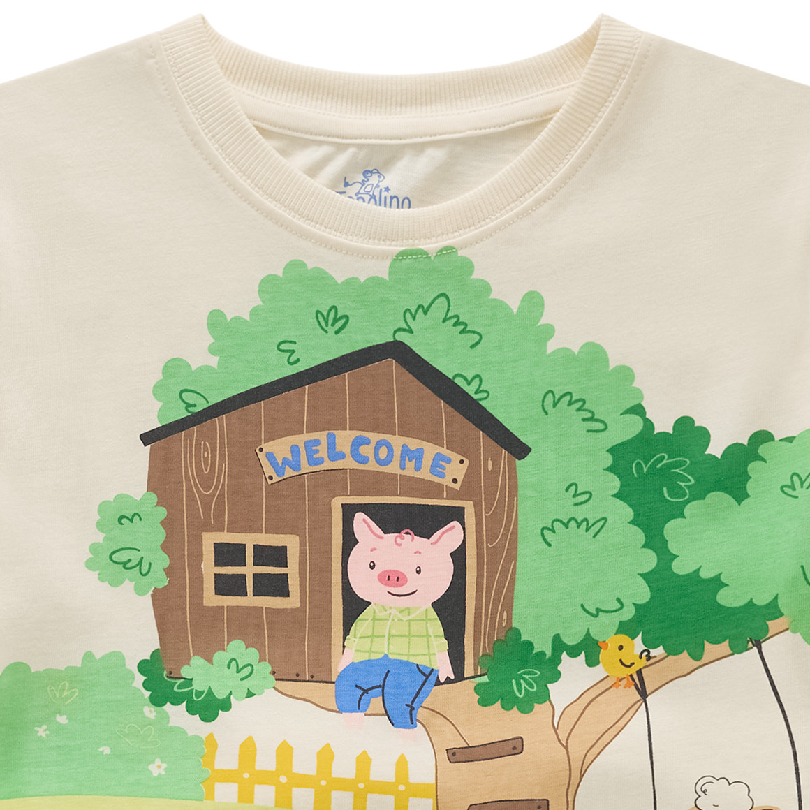 Jungen T-Shirt mit Bauernhof-Print