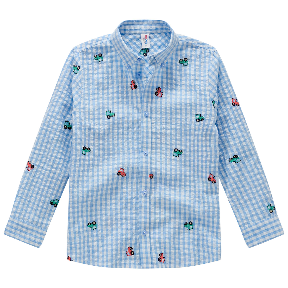 Jungen Hemd mit Stickerei