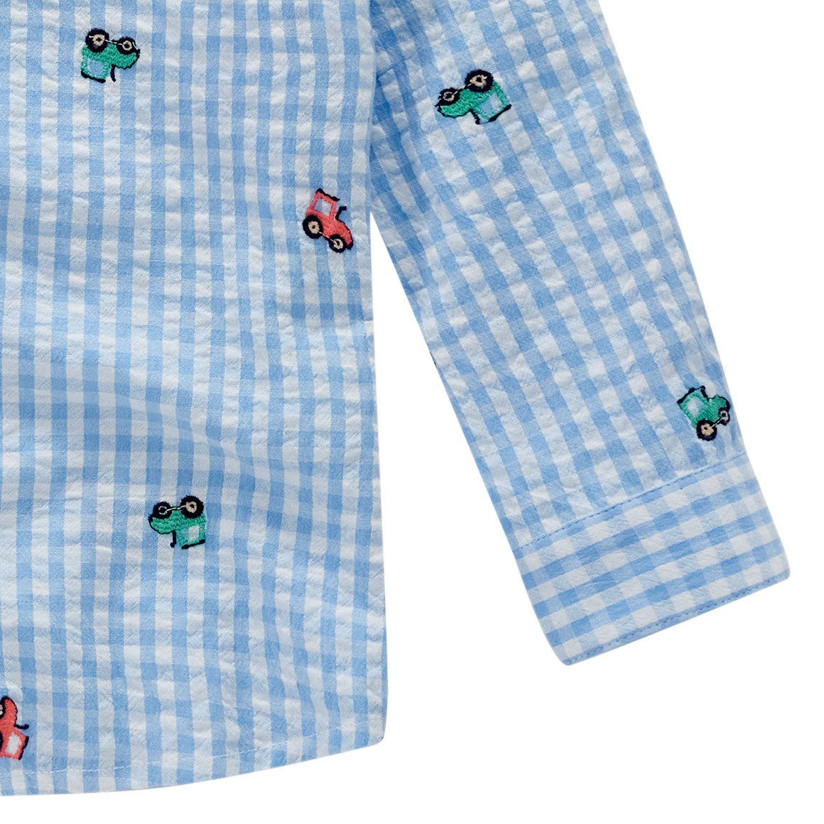 Jungen Hemd mit Stickerei