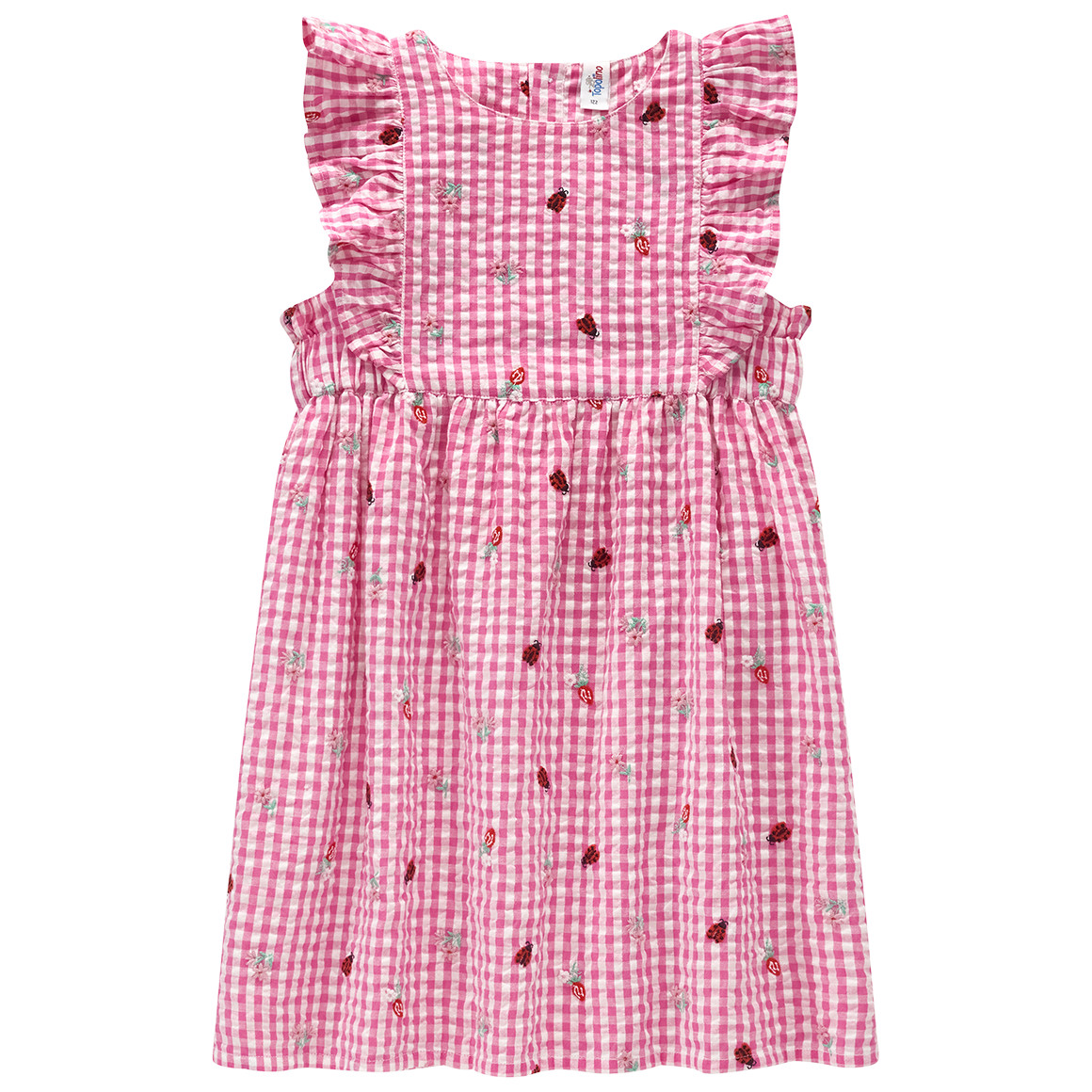 Mädchen Kleid mit Stickerei