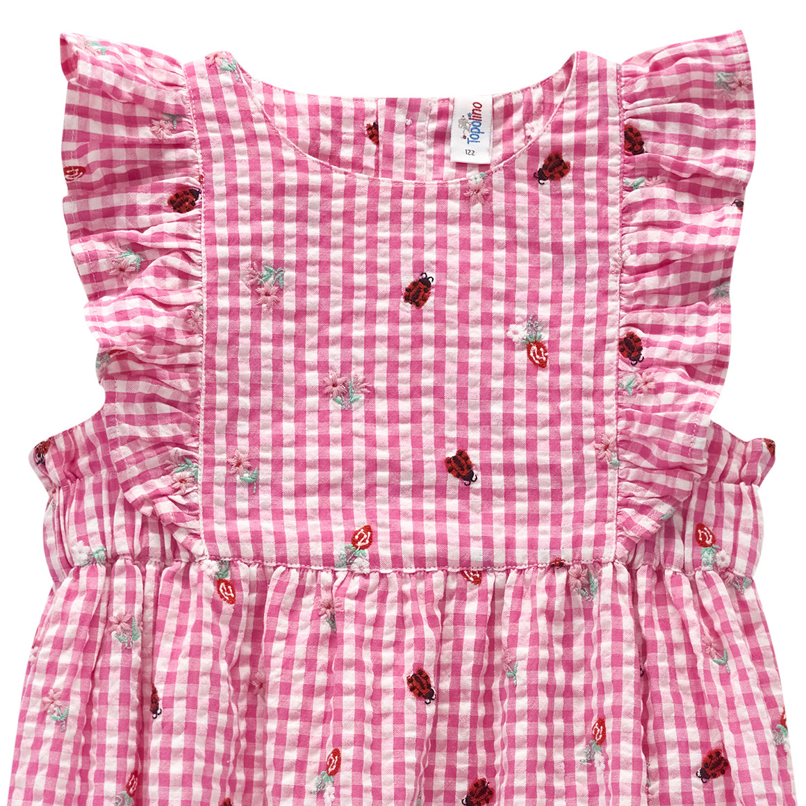 Mädchen Kleid mit Stickerei