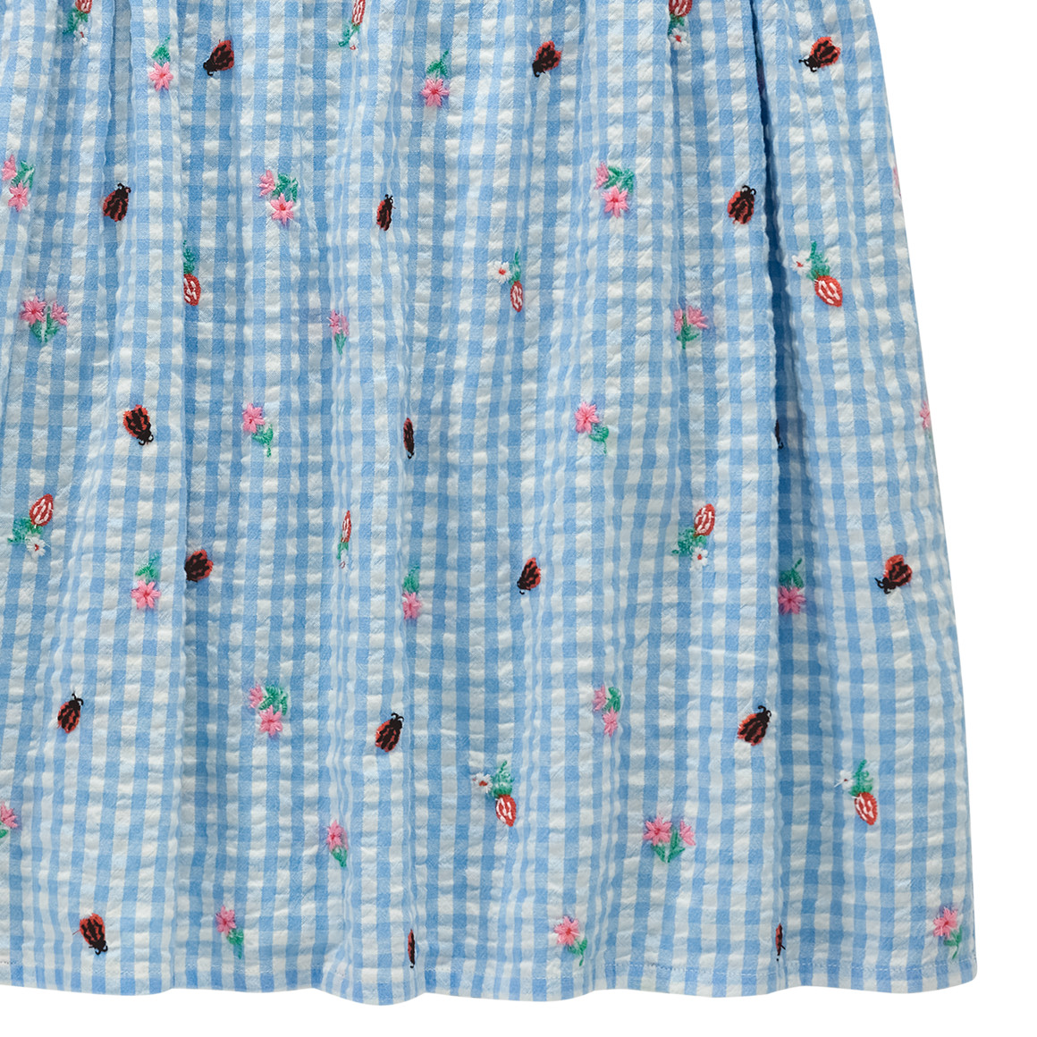 Mädchen Kleid mit Stickerei