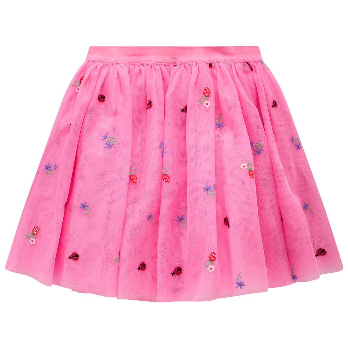 Mädchen Tüllrock mit Stickereien