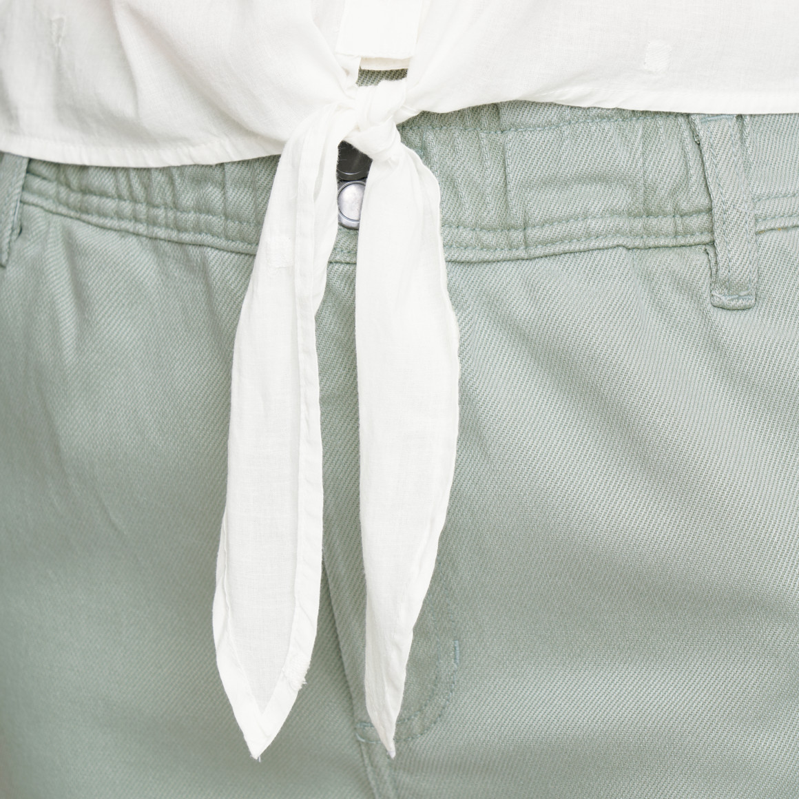 Damen Bluse mit Knotendetail