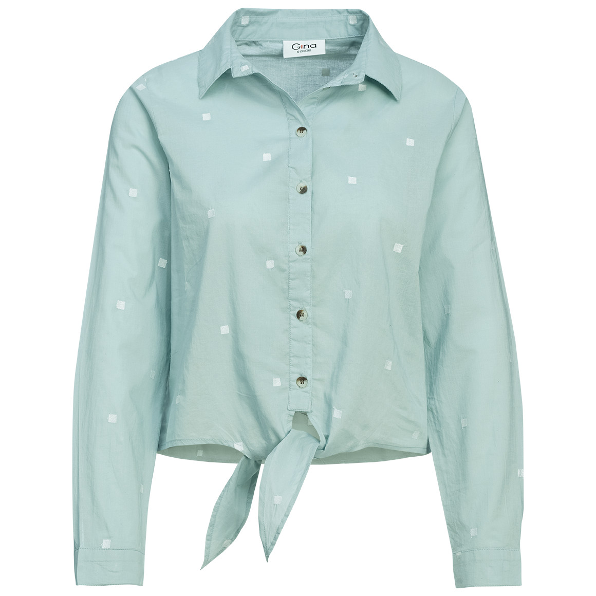 Damen Bluse mit Knotendetail