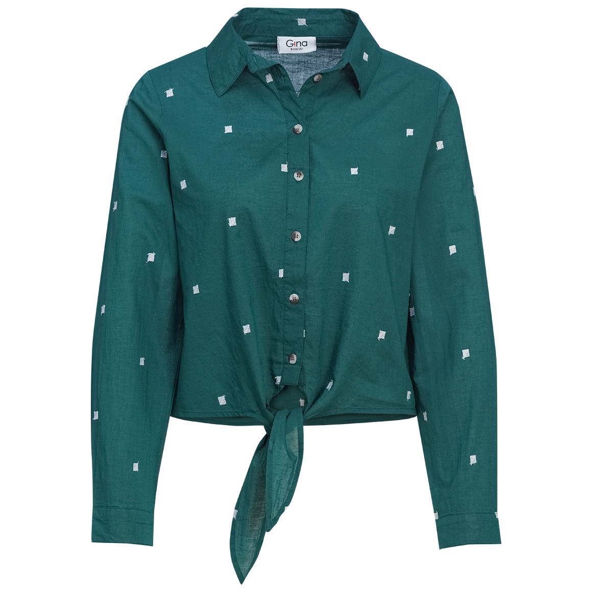 Damen Bluse mit Knotendetail