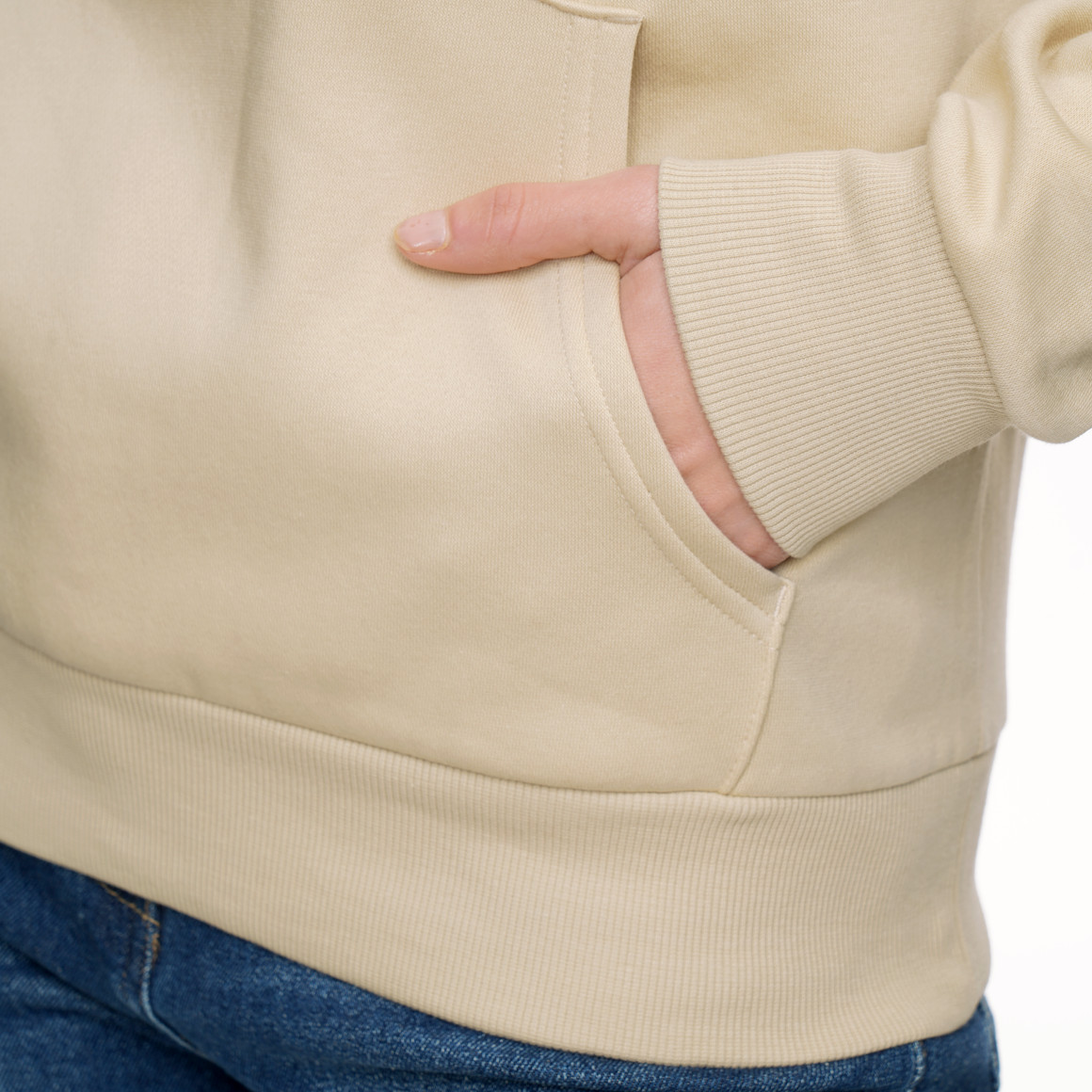 Damen Hoodie mit Stickerei