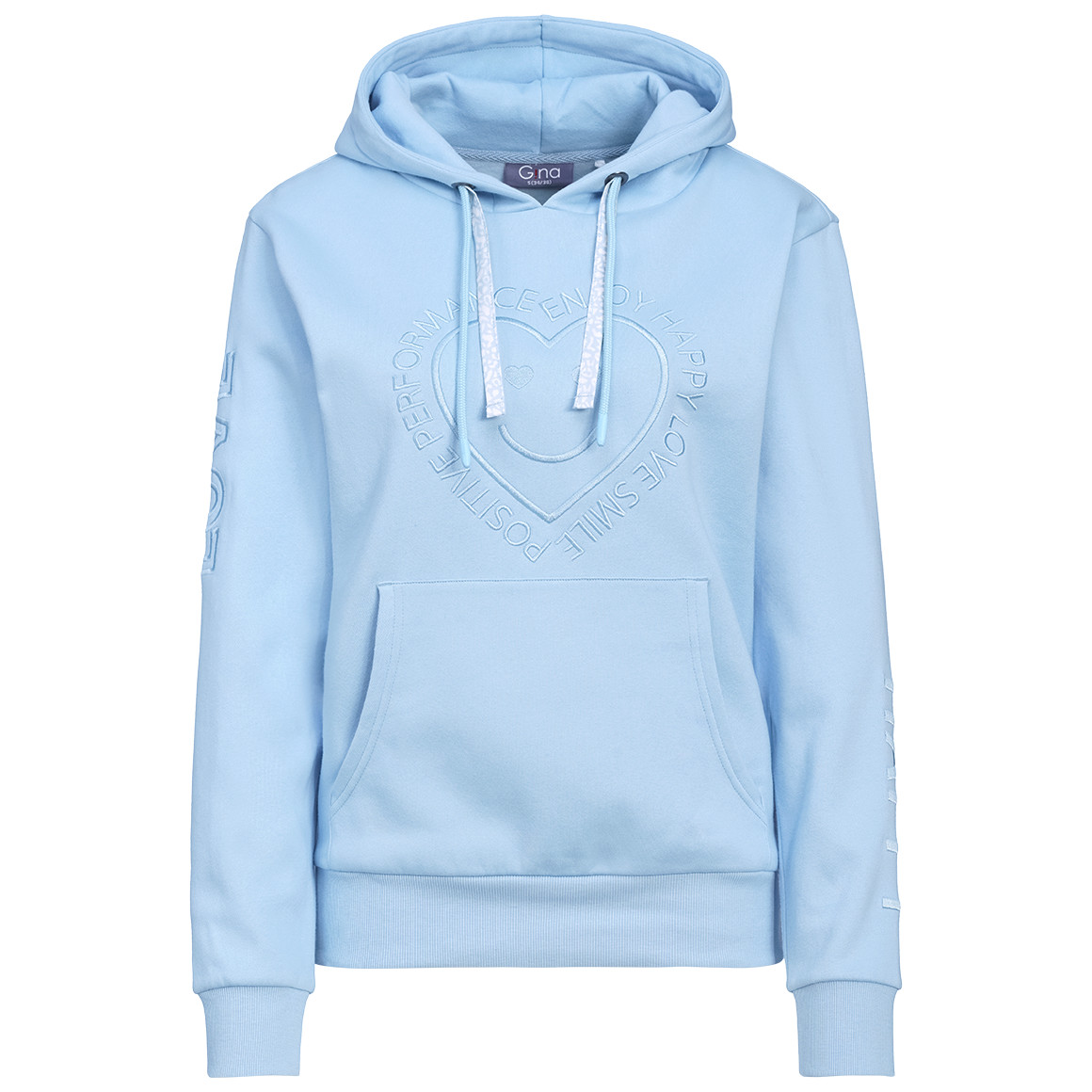 Damen Hoodie mit Stickerei