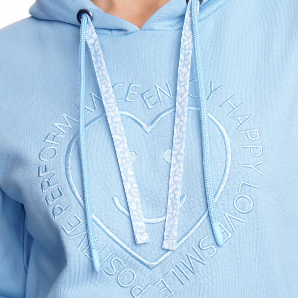 Damen Hoodie mit Stickerei