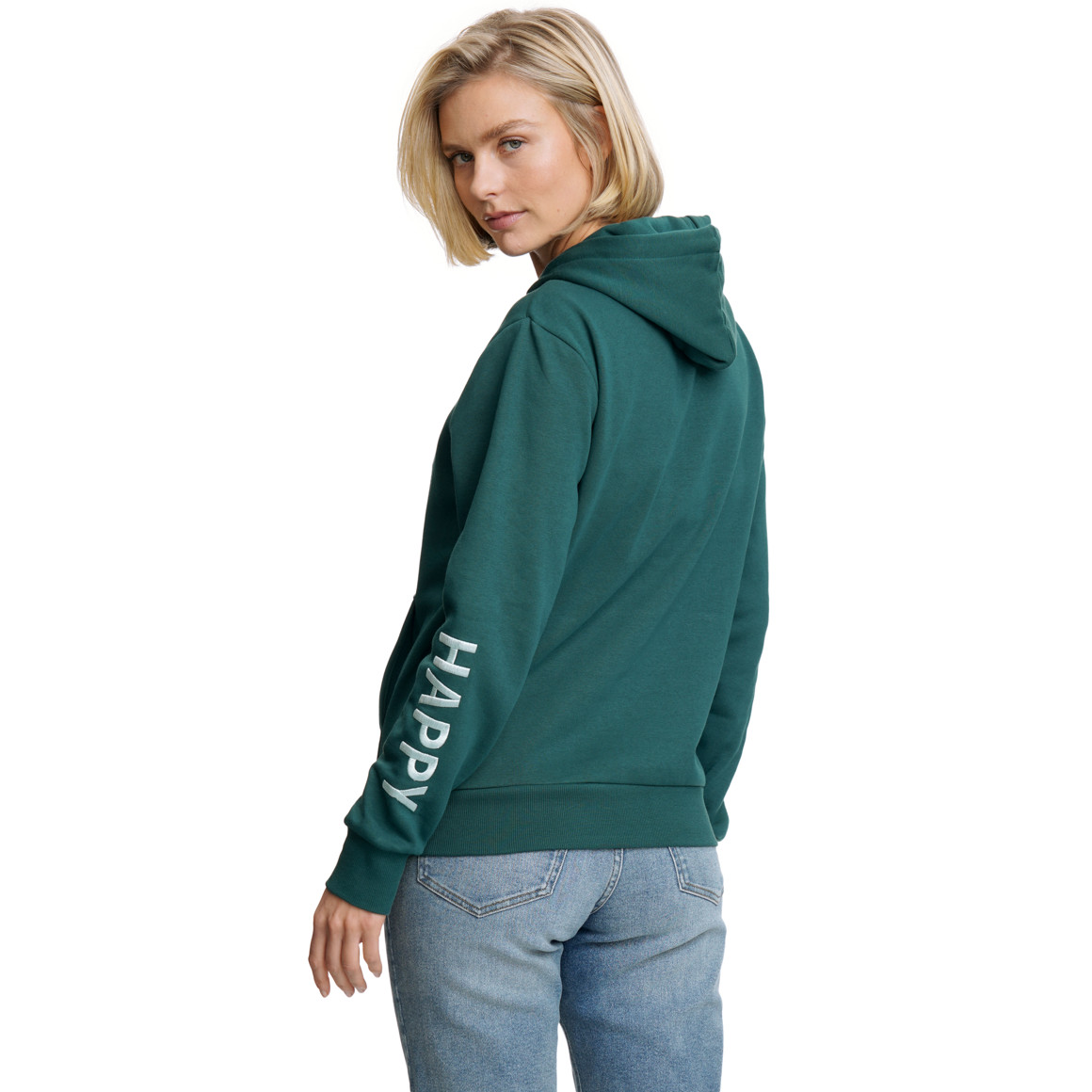 Damen Hoodie mit Stickerei