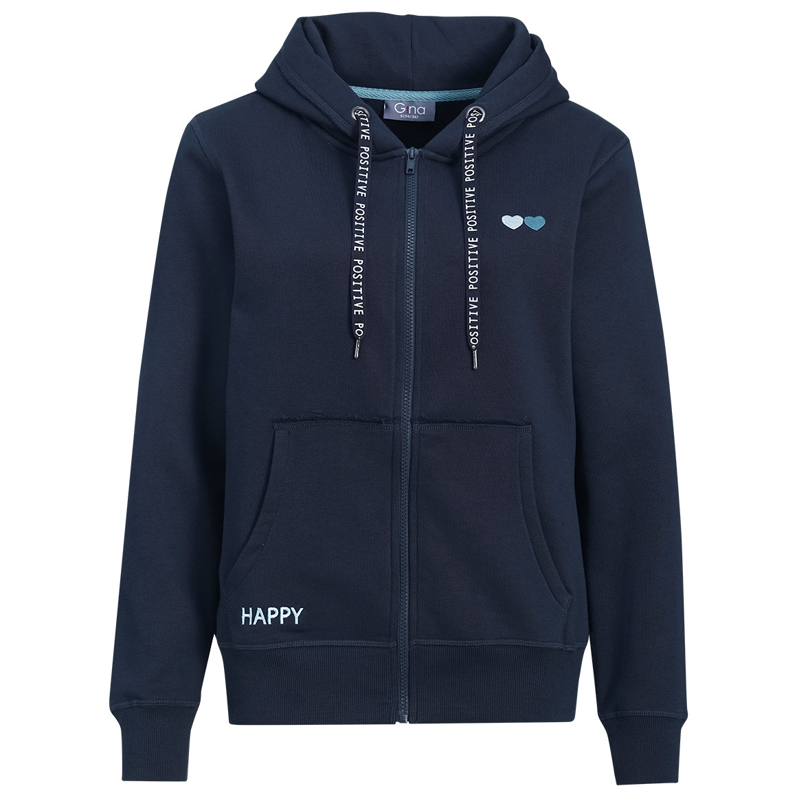 Damen Sweatjacke mit Stickerei