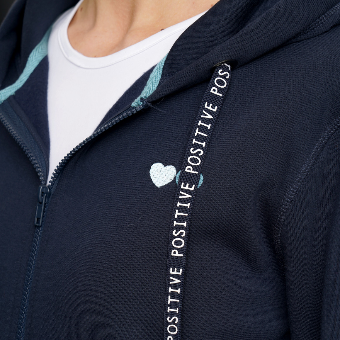 Damen Sweatjacke mit Stickerei