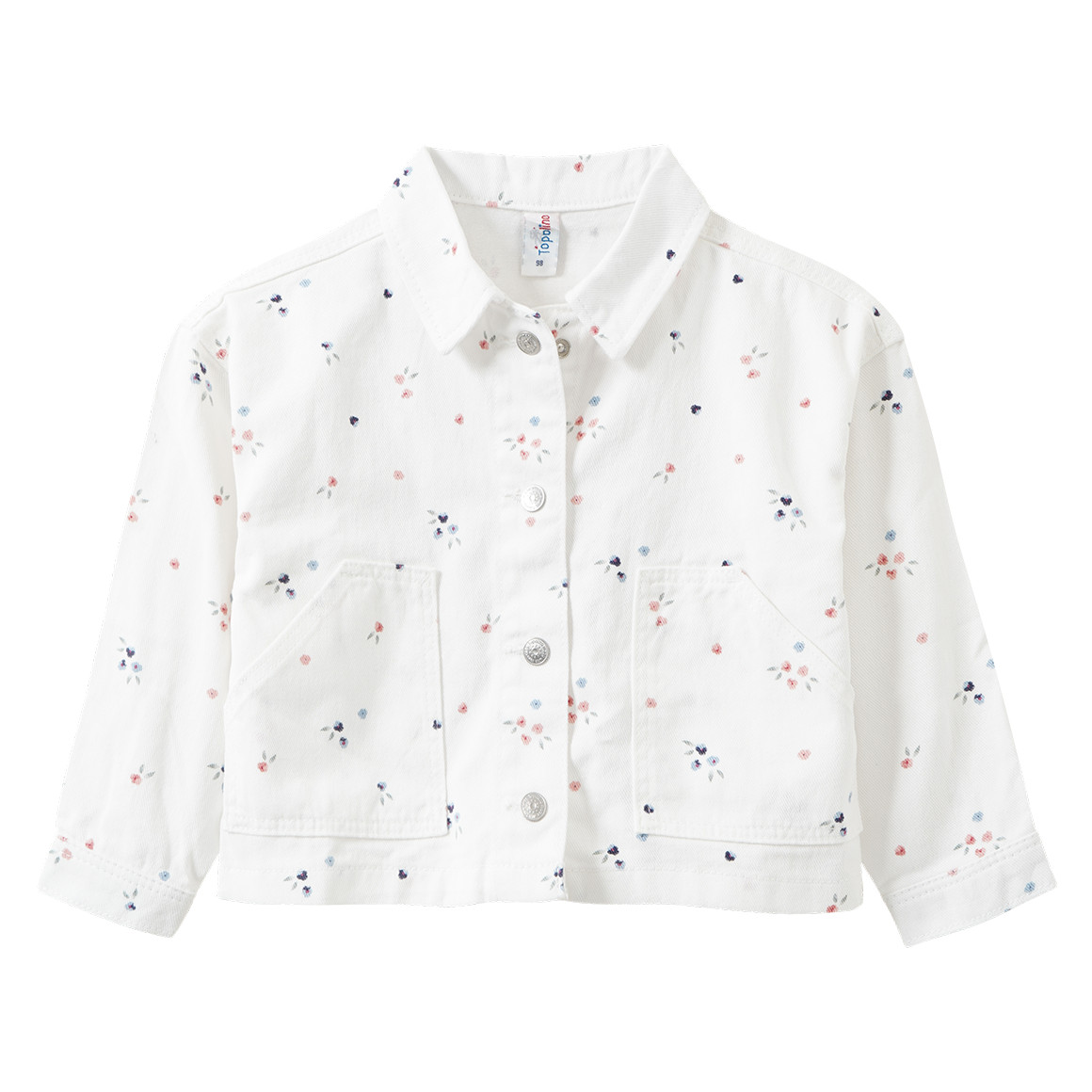 Mädchen Hemd mit Blumen-Print