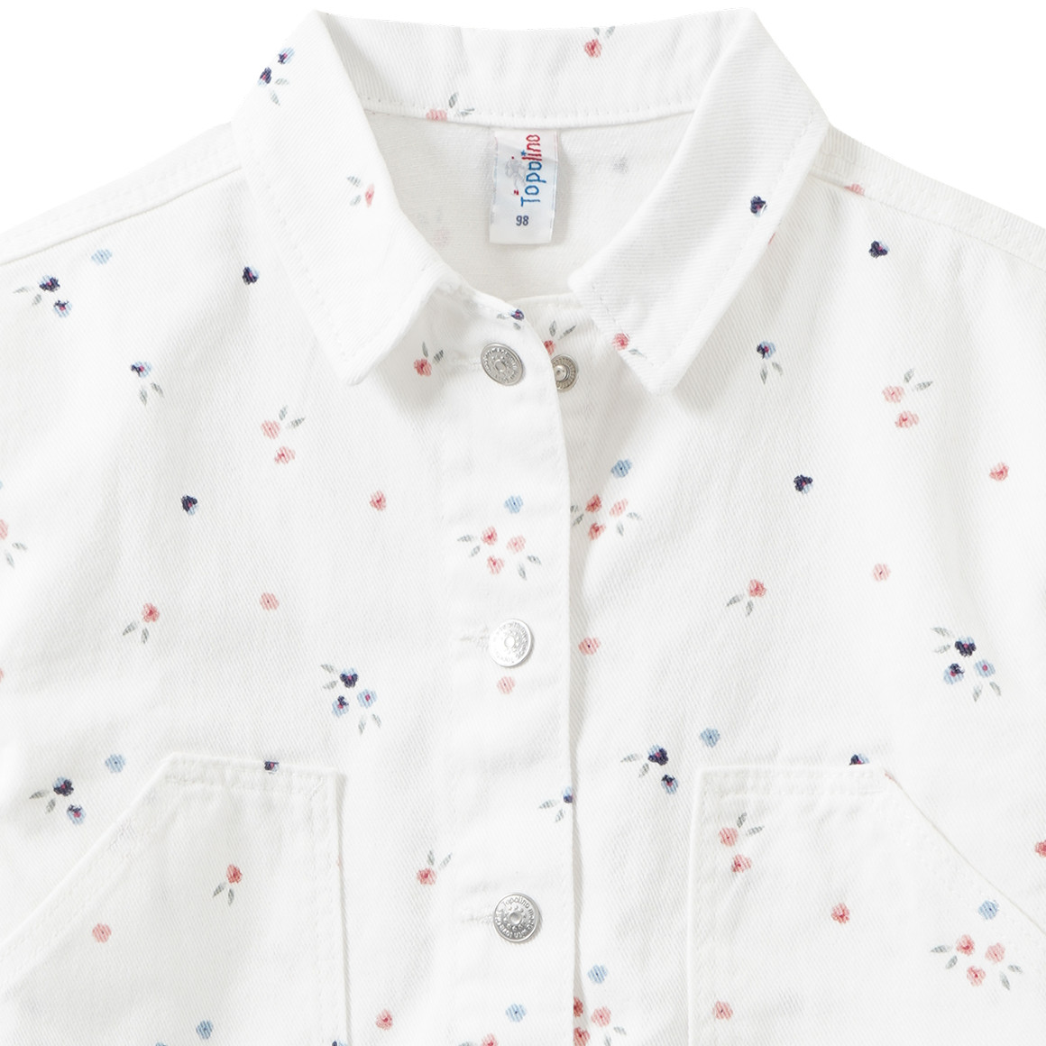 Mädchen Hemd mit Blumen-Print