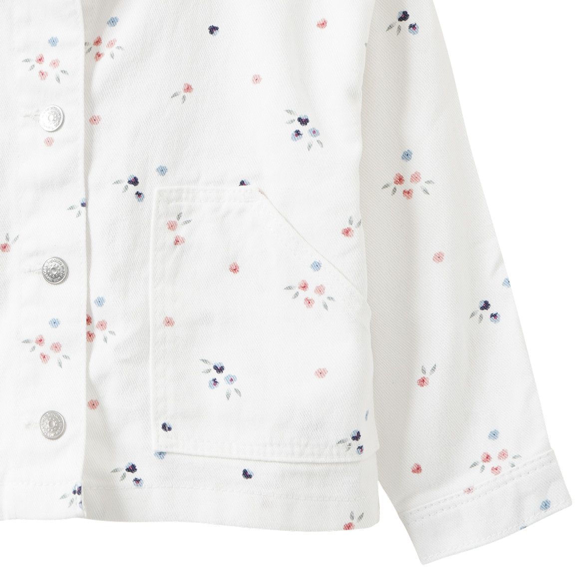 Mädchen Hemd mit Blumen-Print