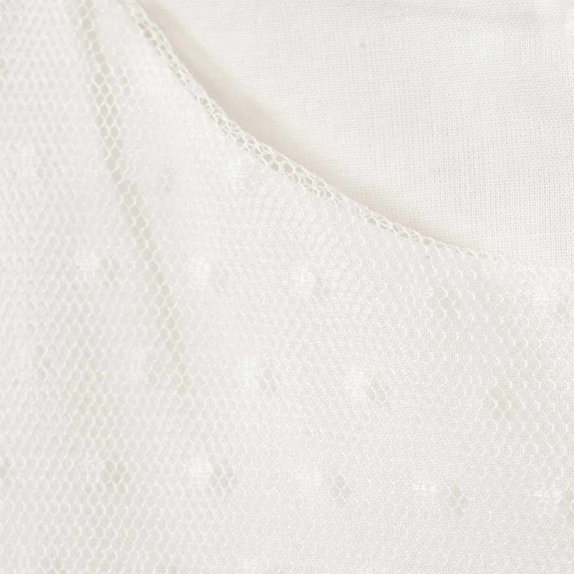 Mädchen Kleid mit Leinen