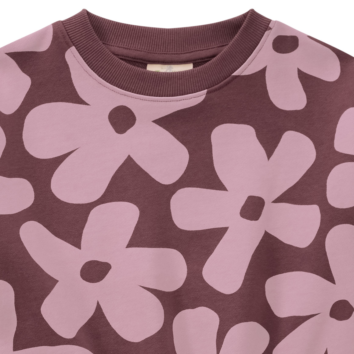 Mädchen Sweatshirt mit Blumen-Allover